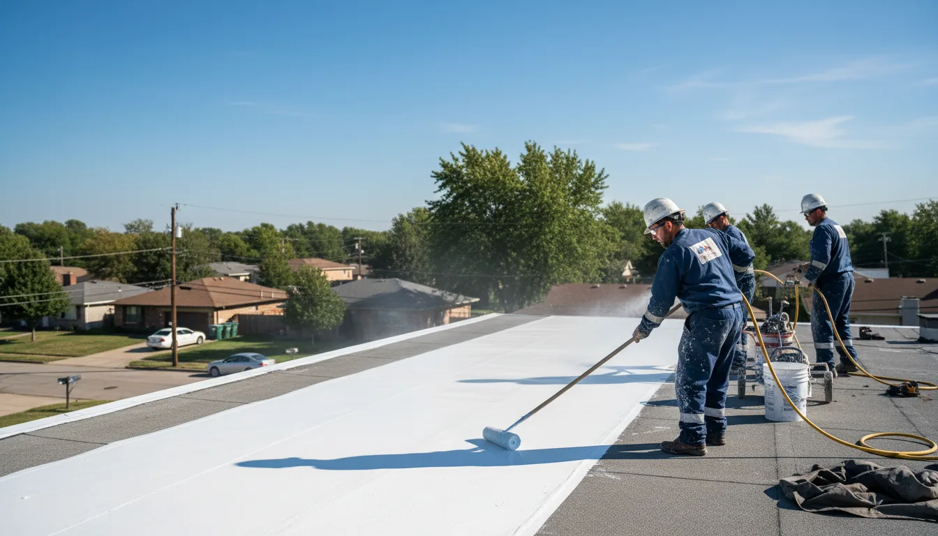 Commercial roof coating in Rock Glen, PA near me